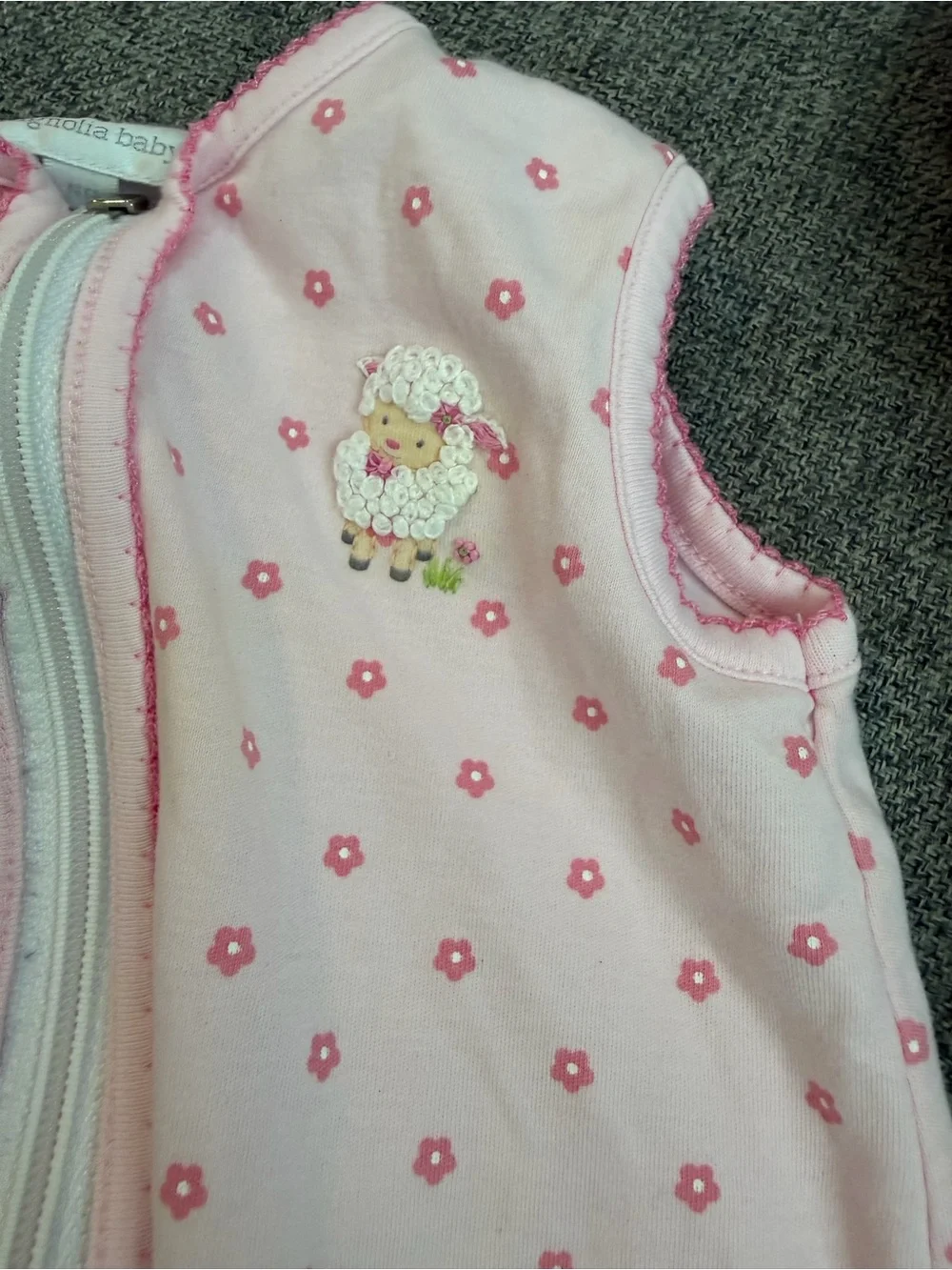Magnolia Baby 2pc Set Newborn Sleep Sacks - Soft Zip Closure 100% Pima Cotton